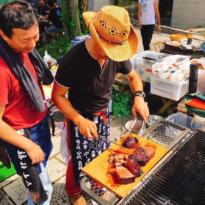 写真：第1回縁結BBQの様子1