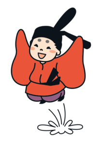 画像:秋麻呂がジャンプしている