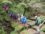 写真：秋の太平山前岳登山1