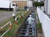 写真：相染町二区町内会清掃活動の様子