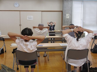 保健師講話の写真