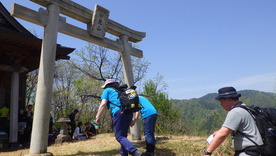 活動の様子:妙見登山
