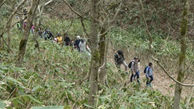 活動の様子:妙見山登山