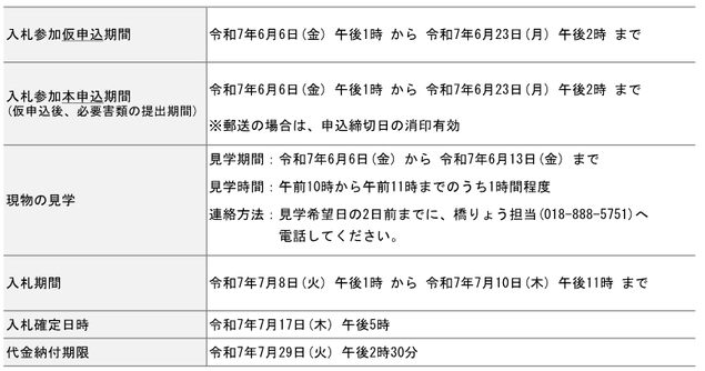 日程